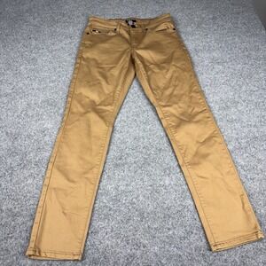 Benjamin Black Pants Mens 30x32 (Fits 30x30) Khaki Chino Slim Fit Streetwear EUC